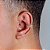 Piercing Fake Cravejado (1 unidade) Banhado A Ouro 18k PIER004 - Imagem 2