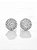 Brinco Masculino Par Redondo Cravejado G (10mm) Banhado A Ouro Branco BRI008 - Imagem 4