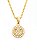 Pingente Smile Redondo Cravejado (9,5mm) Banhado A Ouro 18k PIN005 - Imagem 1