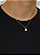 Corrente Elo Cadeado 50cm 1,2mm + Pingente Smile Redondo Cravejado (9,5mm) Banhado A Ouro 18k COR026-PIN005 - Imagem 2