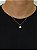 Corrente Elo Cadeado 50cm 1,2mm + Pingente Smile Redondo Cravejado (9,5mm) Banhado A Ouro 18k COR026-PIN005 - Imagem 1