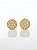 Brinco Masculino Par Chapado Redondo (8mm) Banhado A Ouro 18k BRI127 - Imagem 3