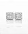 Brinco Masculino Par Quadrado Cravejado Com 45 Pedras (10mm) Banhado A Ouro Branco BRI058 - Imagem 4