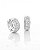 Brinco Masculino Par Argola Cravejada 4 Fileiras M (11,3X4,7mm) Banhada A Ouro Branco BRI012 - Imagem 5