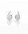 Brinco Masculino Par Asas Ícaro (11,3X5,2mm) Banhado A Ouro Branco BRI075 - Imagem 1