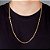 Corrente Grumet 70cm 4mm Fecho Gaveta Banhada A Ouro 18k COR025 - Imagem 1