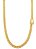 Corrente Grumet Dupla 60cm 6mm Fecho Gaveta Banhada A Ouro 18k COR043 - Imagem 2
