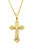 Pingente Cruz Com Cristo (32X20mm) Banhado A Ouro 18k PIN061 - Imagem 1