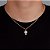 Corrente Cordão Baiano 50cm 1,6mm + Pingente Cruz Cravejada (20X12,4mm) Banhado A Ouro 18k COR003-PIN039 - Imagem 2