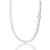 Corrente Riviera 50cm 4mm Fecho Gaveta Banhada A Ouro Branco COR021 - Imagem 1