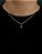 Corrente Cordão Baiano 50cm 1,6mm + Pingente Raio Cravejado Com Pedras Pretas (7,8x21mm) Banhado A Ouro 18k COR003-PIN079 - Imagem 1