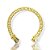 Pulseira Grumet Dupla 9mm Fecho Gaveta Nossa Senhora Banhada A Ouro 18k PUL050 - Imagem 1