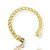 Pulseira Grumet Dupla 9mm Fecho Gaveta Nossa Senhora Banhada A Ouro 18k PUL050 - Imagem 2