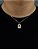 Corrente Grumet 50cm 1,4m + Pingente Nossa Senhora Cravejado Quadrado (15x18mm) Banhado A Ouro 18k COR014-PIN089 - Imagem 1