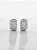 Brinco Masculino Par Argola Cravejada 6 Fileiras (7X11,5mm) Banhada A Ouro Branco BRI154 - Imagem 2