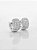 Brinco Masculino Par Argola Cravejada 6 Fileiras (7X11,5mm) Banhada A Ouro Branco BRI154 - Imagem 1
