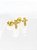 Brinco Masculino Par Cruz Cravejada 6 Pedras (6,5X5,2mm) Banhada A Ouro 18k BRI162 - Imagem 2