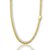 Corrente Grumet Dupla 60cm 3,5mm Fecho Gaveta Banhada A Ouro 18k COR052 - Imagem 1