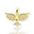 Pingente Passaro Cravejado (24,3X15,2mm) Banhado A Ouro 18k PIN112 - Imagem 1
