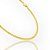 Corrente Grumet Especial 60cm 4mm Fecho Gaveta Banhada A Ouro 18k COR054 - Imagem 3