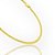 Corrente Grumet Especial 60cm 4mm Fecho Gaveta Banhada A Ouro 18k COR054 - Imagem 2