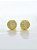 Brinco Masculino Par Redondo Cravejado Torre P (9mm) Banhado A Ouro 18k BRI166 - Imagem 1