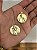 Corrente 60cm + Pingente Medalha Redonda Personalizada (25mm) Banhada A Ouro 18k - Imagem 1