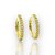 Brinco Masculino Par Argola Cravejada 1 Fileira G (14,1X1,9mm) Banhado A Ouro 18K BRI169 - Imagem 1