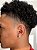 Brinco Masculino Par Redondo Cravejado Fílip 2 (9,5mm) Banhado A Ouro Branco BRI176 - Imagem 3