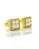 Brinco Masculino Par Quadrado Cravejado Fílip 5 (9,3mm) Banhado A Ouro 18k BRI173 - Imagem 1