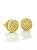 Brinco Masculino Par Redondo Cravejado Fílip 4 (10,7mm) Banhado A Ouro 18k BRI172 - Imagem 1
