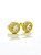 Brinco Masculino Par Redondo Cravejado Fílip 2 (9,5mm) Banhado A Ouro 18k BRI170 - Imagem 1
