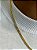 Corrente Grumet Dupla 50cm 3mm Fecho Tradicional Banhada a Ouro 18k COR060 - Imagem 3