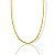 Corrente Cordão Baiano 50cm 3mm Fecho Tradicional Banhada a Ouro 18k COR061 - Imagem 1