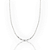Corrente Piastrini 50cm 2,5mm Fecho Tradicional Banhada a Ouro Branco COR064 - Imagem 1