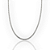 Corrente Grumet Dupla 50cm 3mm Fecho Tradicional Banhada a Ouro Branco COR066 - Imagem 1