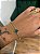 Kit Pulseira Trevo Verde + Pulseira Grumet 2mm Fecho Tradicional Banhada A Ouro 18K PUL053-PUL012 - Imagem 1