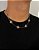 Corrente Trevo Marrom 55cm Banhada A Ouro Branco COR075 - Imagem 4