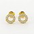 Brinco Fílip Orbital (8mm) Banhado A Ouro 18K BRI190 - Imagem 1