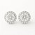 Brinco Fílip Imperial (9mm) Banhado A Ouro Branco BRI192 - Imagem 1