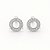 Brinco Fílip Orbital (8mm) Banhado A Ouro Branco BRI193 - Imagem 1