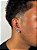 Kit Brinco Masculino Par Argola Cravejada Com 16 Pedras + Brinco Fílip Orbital Banhado A Ouro Branco BRI004-BRI193 - Imagem 3