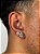 Kit Brinco Fílip Imperial + Brinco Masculino Par Redondo Cravejado Fílip 1 (7mm) Banhado A Ouro 18K BRI189-BRI153 - Imagem 3