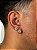 Kit Brinco Masculino Par Argola Cravejada Com 16 Pedras + Brinco Fílip Blue Banhada A Ouro 18K BRI026-BRI188 - Imagem 3