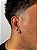 Kit Brinco Masculino Par Argola Cravejada Com 16 Pedras + Brinco Fílip Blue Banhada A Ouro 18K BRI026-BRI188 - Imagem 2