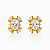 Brinco Fílip Imperial 2 (9,3x9mm) Banhado A Ouro 18k BRI197 - Imagem 1