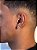 Brinco Masculino Par Redondo Cravejado Torre 3 (10mm) Banhado A Ouro 18k BRI198 - Imagem 4