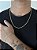 Kit Corrente Grumet + Pulseira Grumet 4mm Banhado A Ouro 18K - Imagem 1