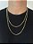 Kit Corrente Grumet + Pulseira Grumet 4mm Banhado A Ouro 18K - Imagem 5