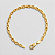 Pulseira Elo Cadeado 4mm Fecho Tradicional Banhada A Ouro 18K PUL062 - Imagem 1